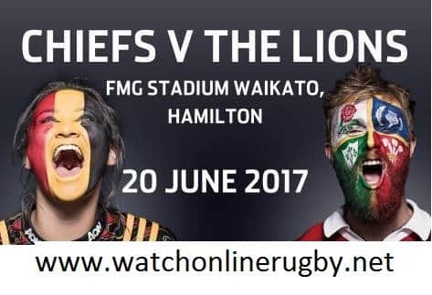 Chiefs vs British and Irish Lions live