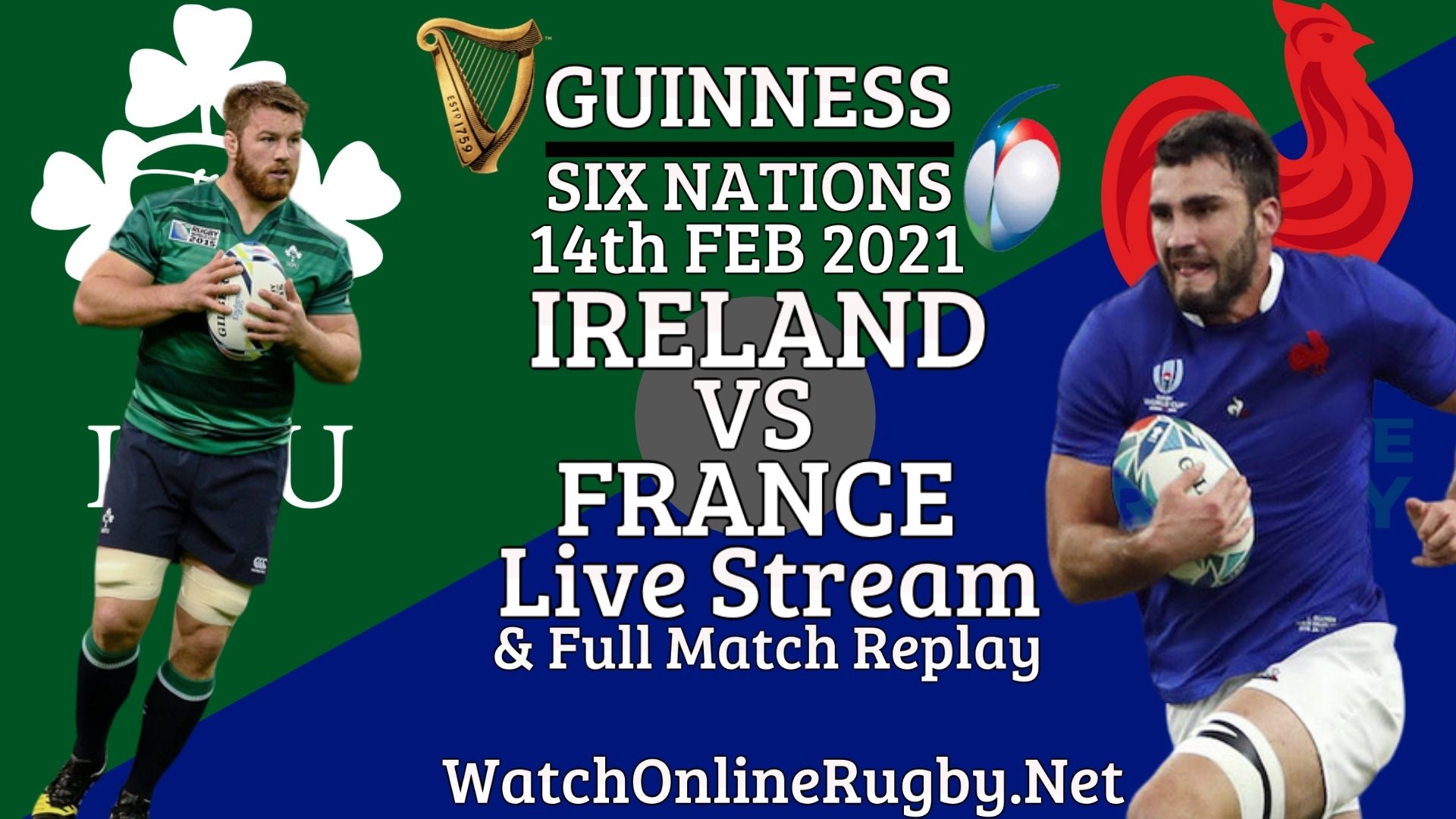 Ireland vs France 2024 Live Stream RD 01 Six Nations Full Match Replay