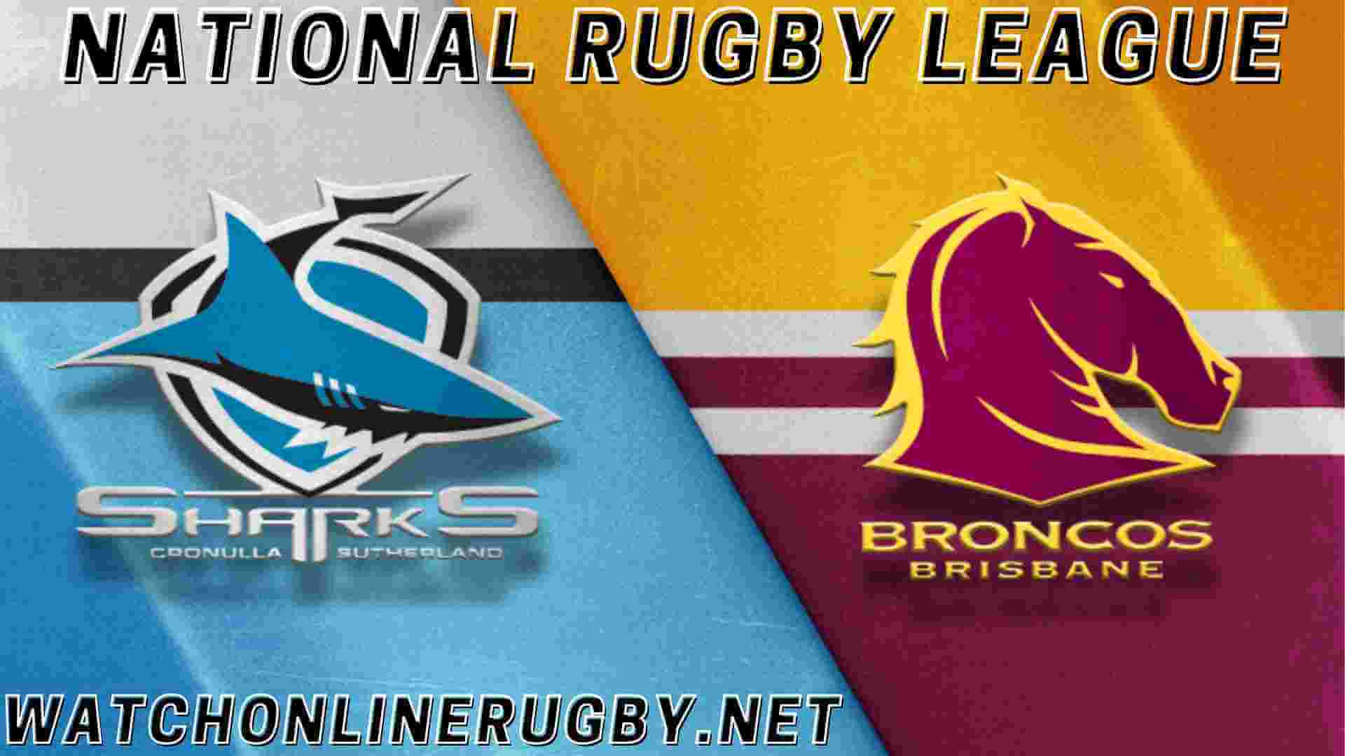 Sharks vs Broncos Live Stream 2023 Round 14 NRL Rugby