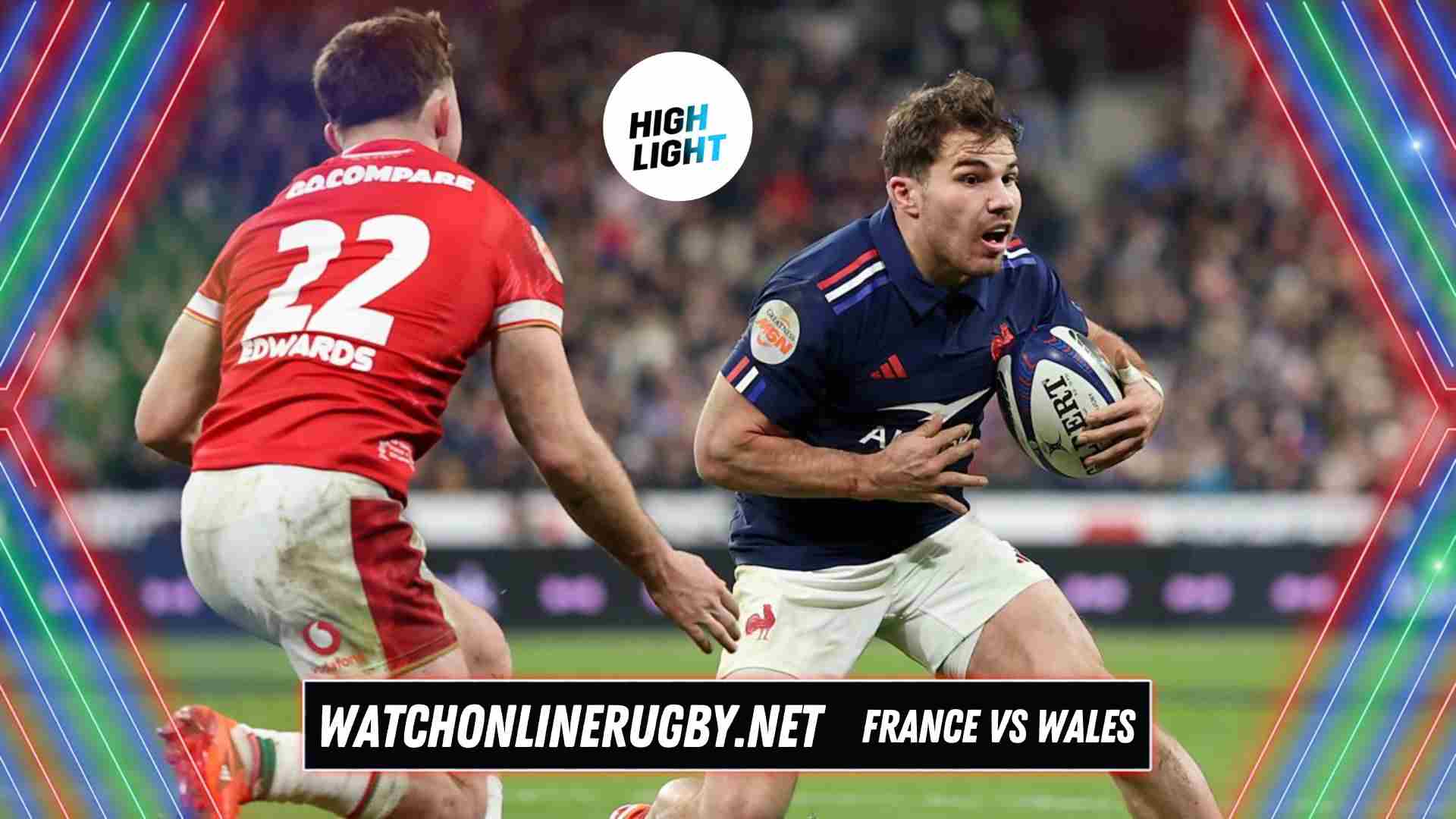 France Vs Wales Six Nation Rugby 2025 RD 1