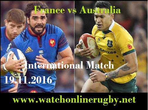 Watch France Vs Australia Rugby Streaming